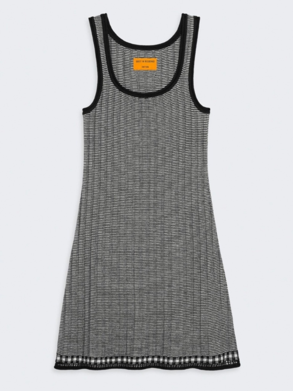 Excellent Condition Guest In Residence Fine Stripe Tank Dress in Small
